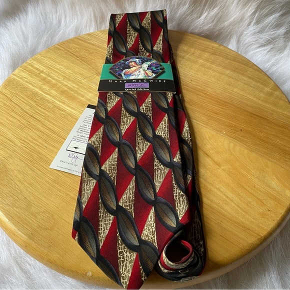 Mark McGwire Mens Tie New In Package Special Edition - Picture 6 of 7